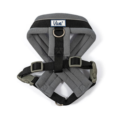 Ancol Viva Nylon Padded Harness Black Medium 41-53cm